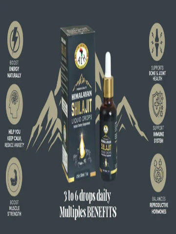 Shilajit Liquid Drops African Herbal Treasures