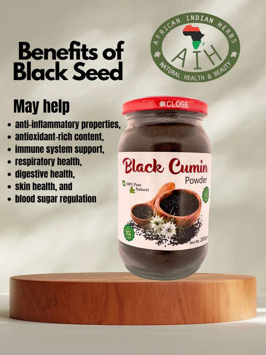 Black Seed Powder African Herbal Treasures