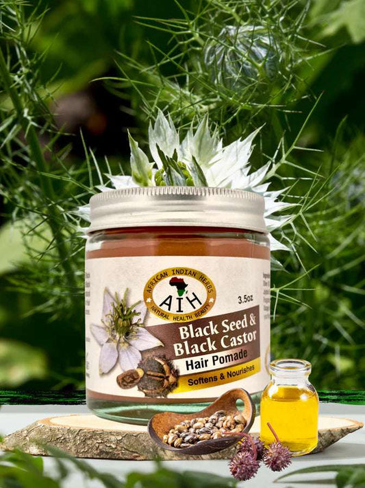 Blackseed & Black Castor Hair Promade African Herbal Treasures