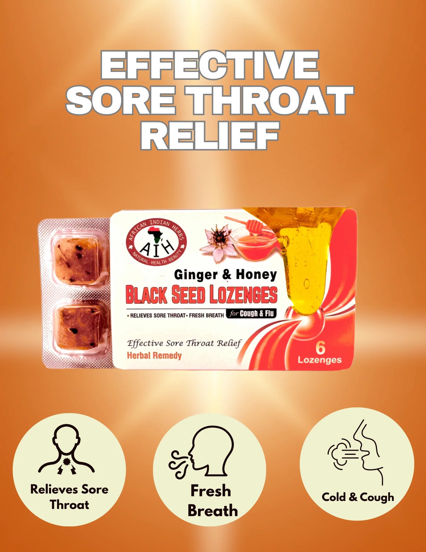 Ginger and Honey Lozenges